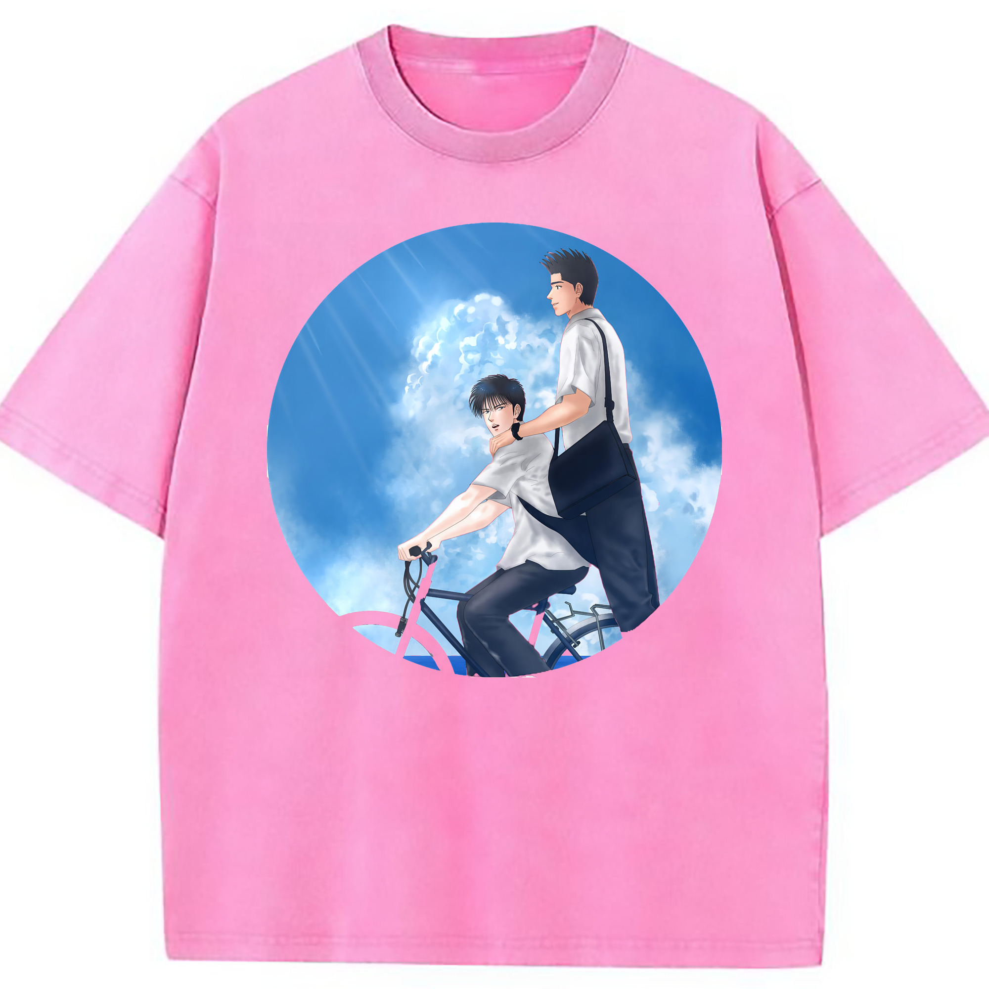 （画像用） SLAM DUNK／スラムダンク 綿100% ヴィンテージ風 半袖Tシャツ（フロントプリント）